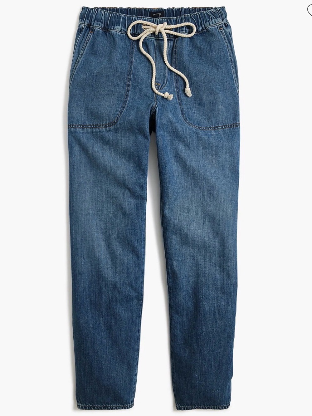 J.Crew Denim Drawstring Pants Size 25